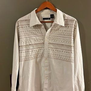 Kenneth Cole extra-large 100% cotton long sleeve designer shirt